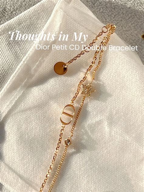 Thoughts in My Dior Petit CD Double Bracelet 